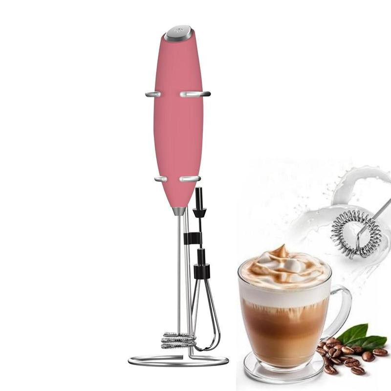 Electric Milk Frother, Handheld Milk Frother, Cordless Milk Frother for Smoothies, Latte, Matcha, Eggs and More, Gift