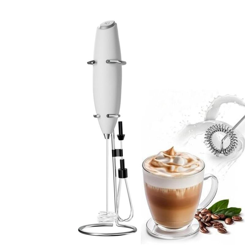 Electric Milk Frother, Handheld Milk Frother, Cordless Milk Frother for Smoothies, Latte, Matcha, Eggs and More, Gift