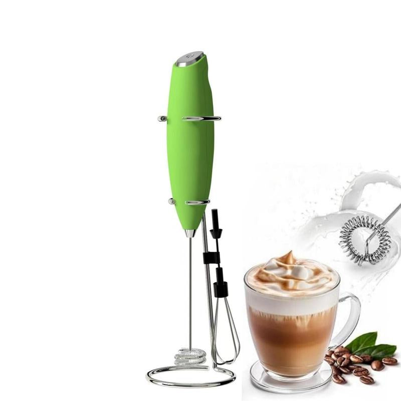 Electric Milk Frother, Handheld Milk Frother, Cordless Milk Frother for Smoothies, Latte, Matcha, Eggs and More, Gift