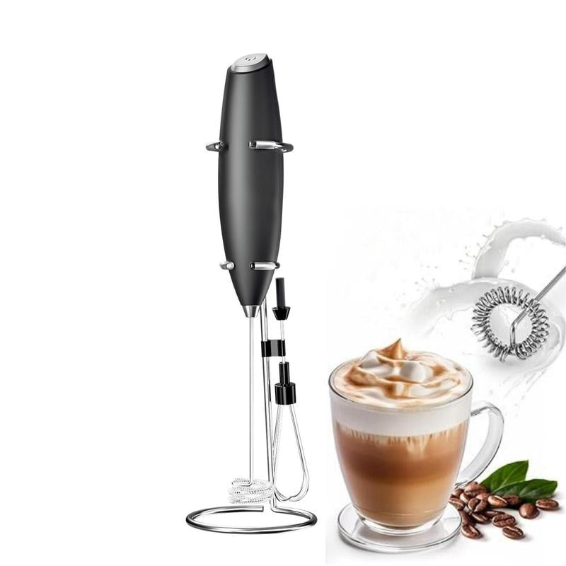 Electric Milk Frother, Handheld Milk Frother, Cordless Milk Frother for Smoothies, Latte, Matcha, Eggs and More, Gift