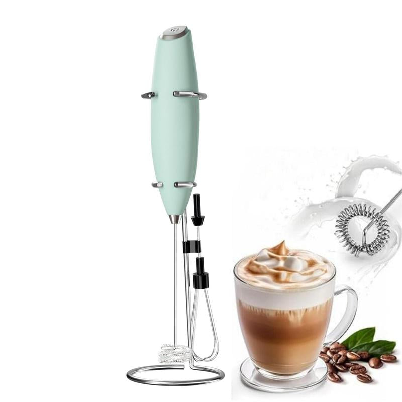 Electric Milk Frother, Handheld Milk Frother, Cordless Milk Frother for Smoothies, Latte, Matcha, Eggs and More, Gift