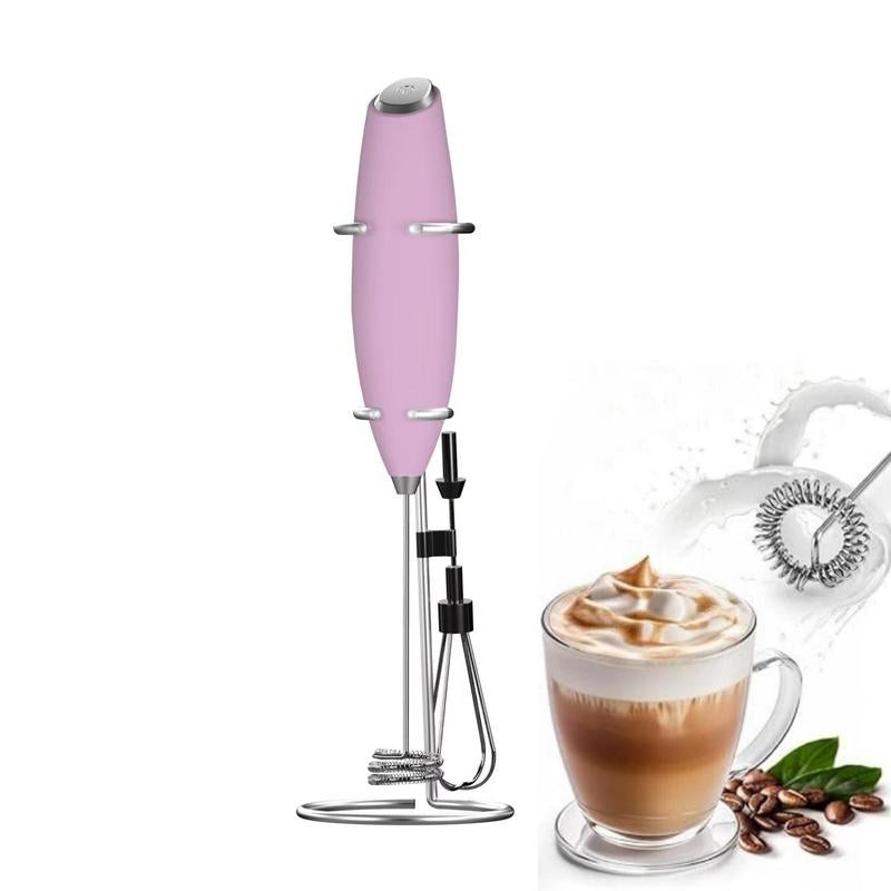 Electric Milk Frother, Handheld Milk Frother, Cordless Milk Frother for Smoothies, Latte, Matcha, Eggs and More, Gift