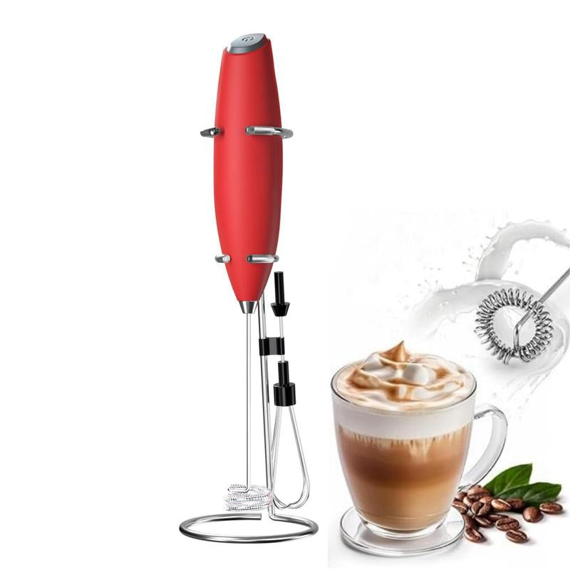 Electric Milk Frother, Handheld Milk Frother, Cordless Milk Frother for Smoothies, Latte, Matcha, Eggs and More, Gift