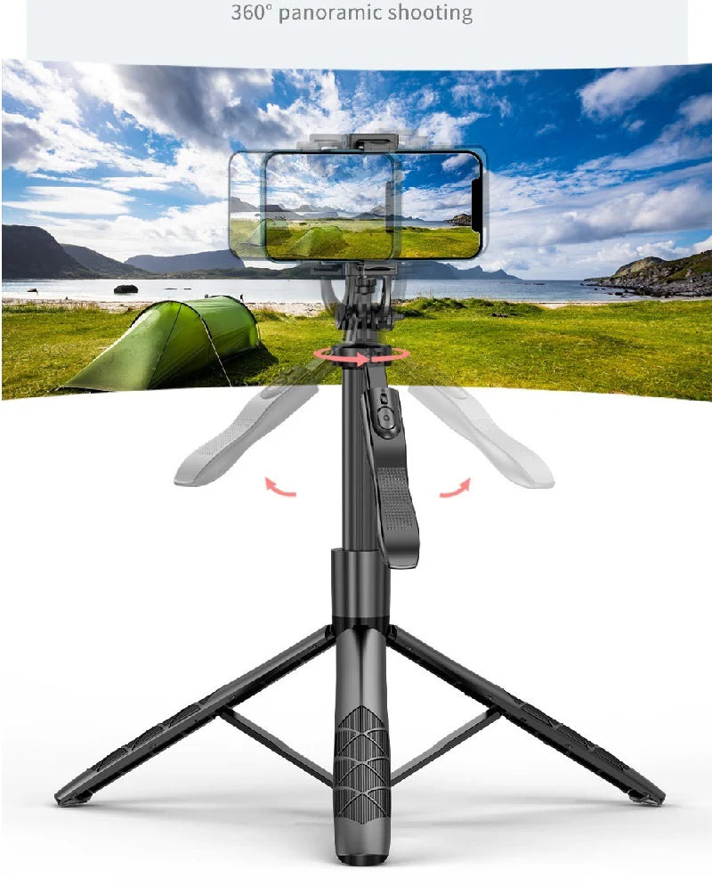 360° AI Auto Face Tracking Smart Gimbal – Phone Holder Stabilizer for Vlogging, Live Streaming, Video Recording & Tripod Use