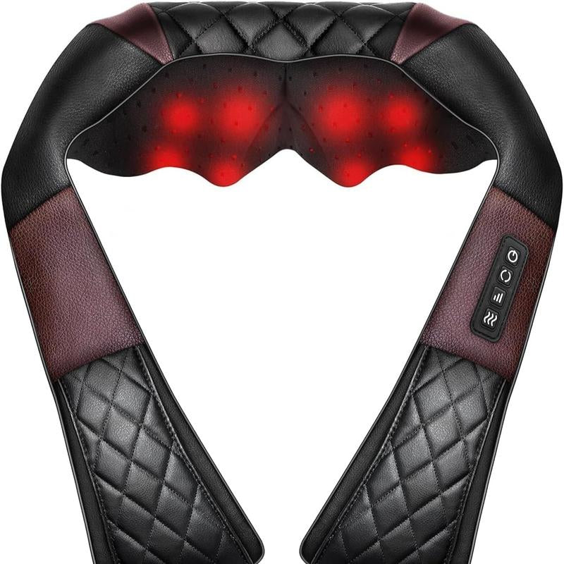 DAILYLIFE Shiatsu Neck and Back Massager, Electric Shoulder Massager, Car Neck Massage Pillow for Neck, Back, Shoulder, Foot, Leg Massage, Relieve Muscle Pain, Perfect Present for Man/Woman/Family, Valentine'S Day Gift