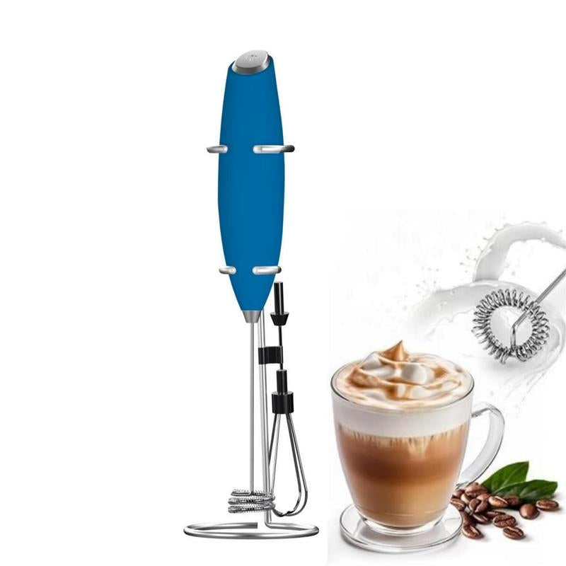 Electric Milk Frother, Handheld Milk Frother, Cordless Milk Frother for Smoothies, Latte, Matcha, Eggs and More, Gift