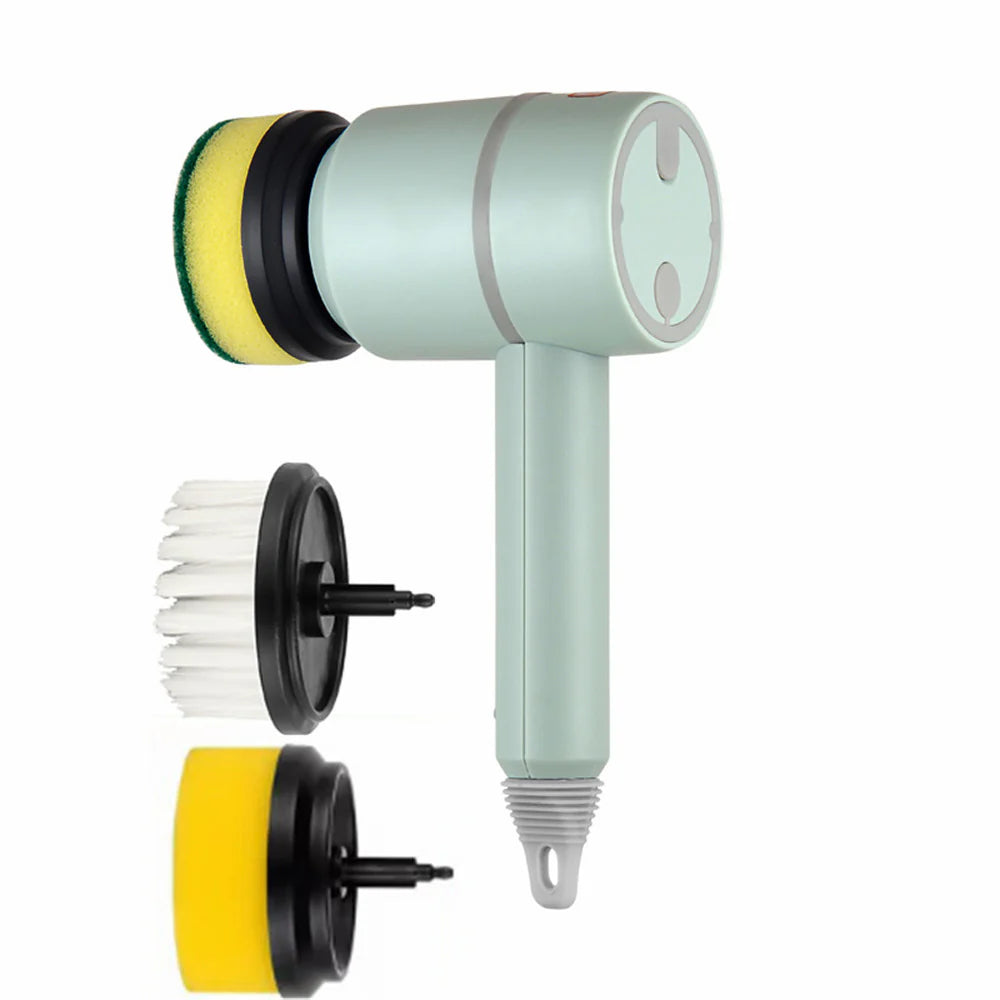 Electric Cleaning Brush – USB Rechargeable, Automatic Scrubber for Dishes, Bathtubs, Tiles & Kitchen Cleaning