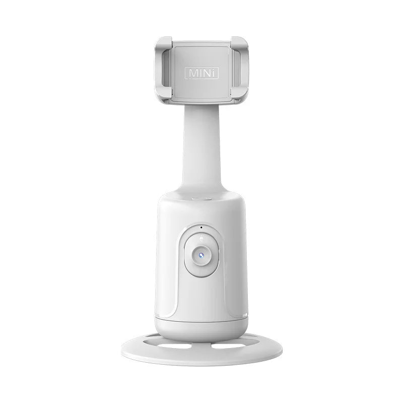360° AI Auto Face Tracking Smart Gimbal – Phone Holder Stabilizer for Vlogging, Live Streaming, Video Recording & Tripod Use
