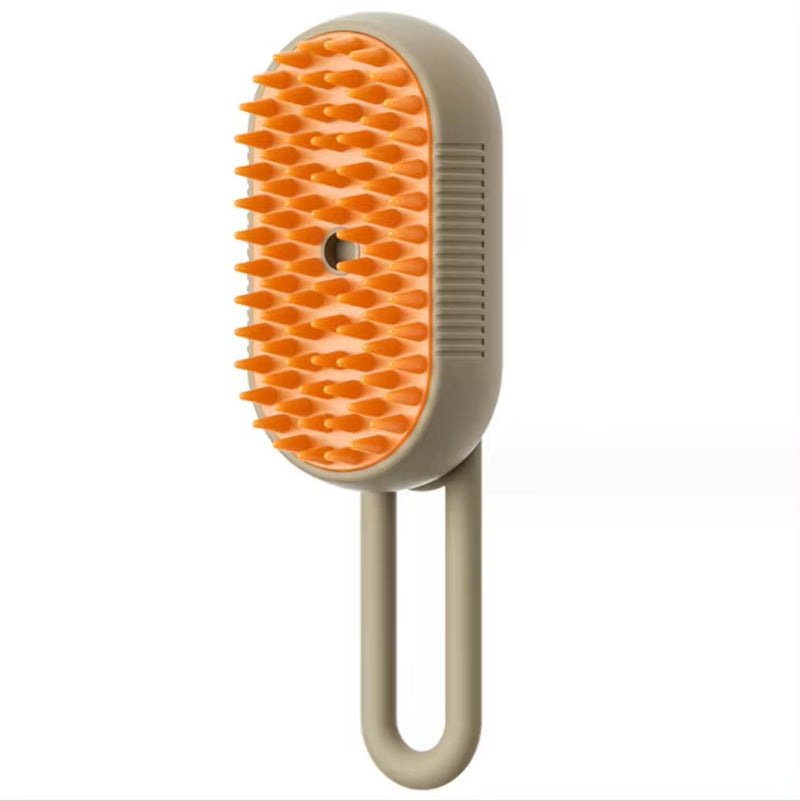 Electric Pet Spray Comb – Hair Removal & Anti-Static Grooming Brush for Cats & Dogs - One-Touch Spray Function | De-Shedding, Cleaning & Massaging Comb for Pets