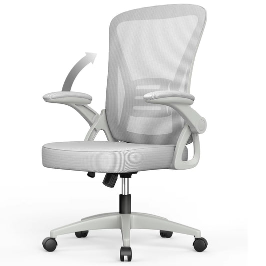 Ergonomic Office Chair with Slide Seat Mesh Seat Adjustable Lumbar Support Angle and Height Adjustable Home Office Gaming Chair