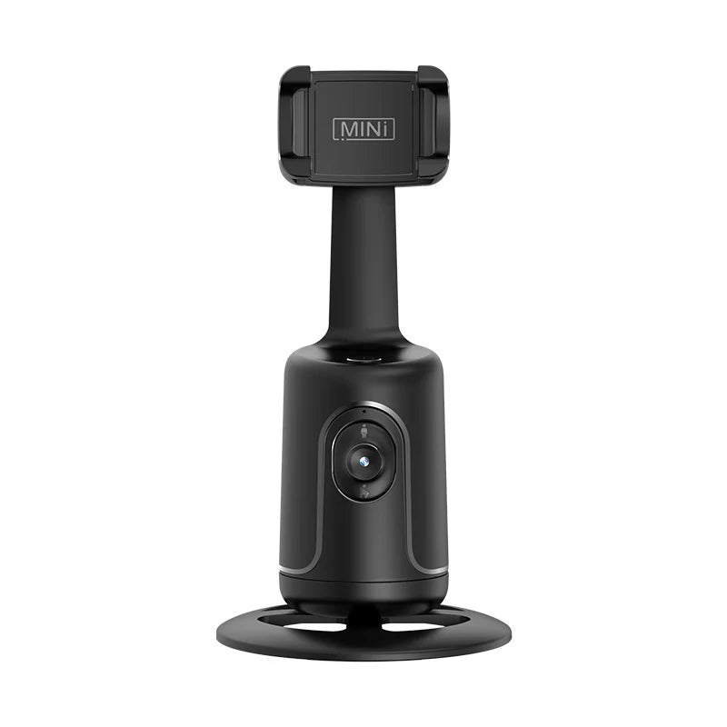 360° AI Auto Face Tracking Smart Gimbal – Phone Holder Stabilizer for Vlogging, Live Streaming, Video Recording & Tripod Use