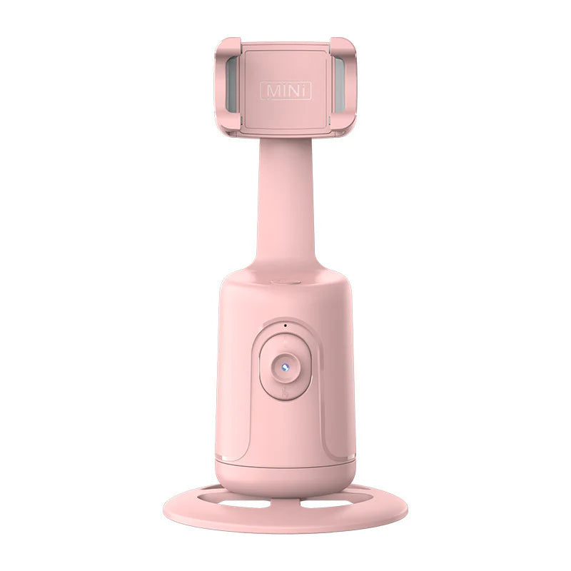 360° AI Auto Face Tracking Smart Gimbal – Phone Holder Stabilizer for Vlogging, Live Streaming, Video Recording & Tripod Use