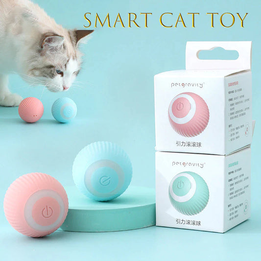 Smart Automatic Rolling Ball – Interactive Electric Cat Toy for Kittens & Cats