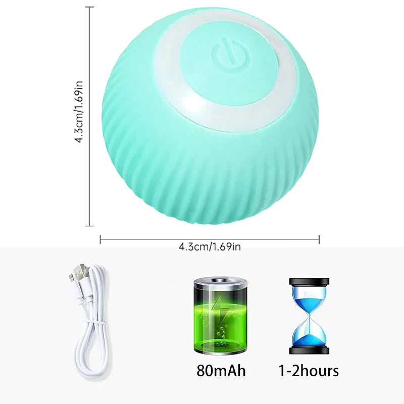 Smart Automatic Rolling Ball – Interactive Electric Cat Toy for Kittens & Cats