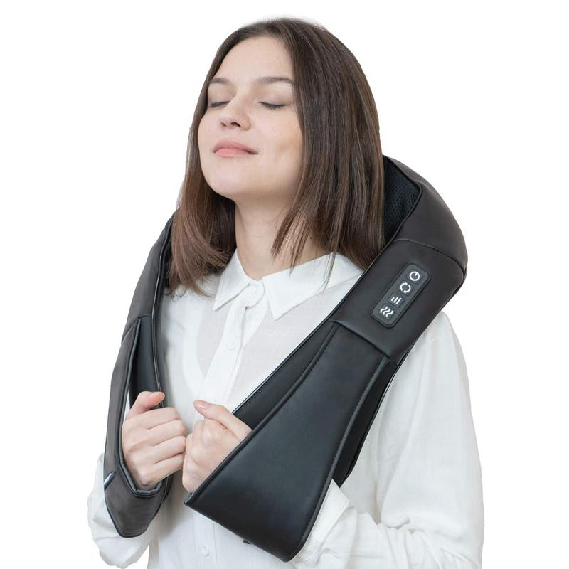 DAILYLIFE Shiatsu Neck and Back Massager, Electric Shoulder Massager, Car Neck Massage Pillow for Neck, Back, Shoulder, Foot, Leg Massage, Relieve Muscle Pain, Perfect Present for Man/Woman/Family, Valentine'S Day Gift